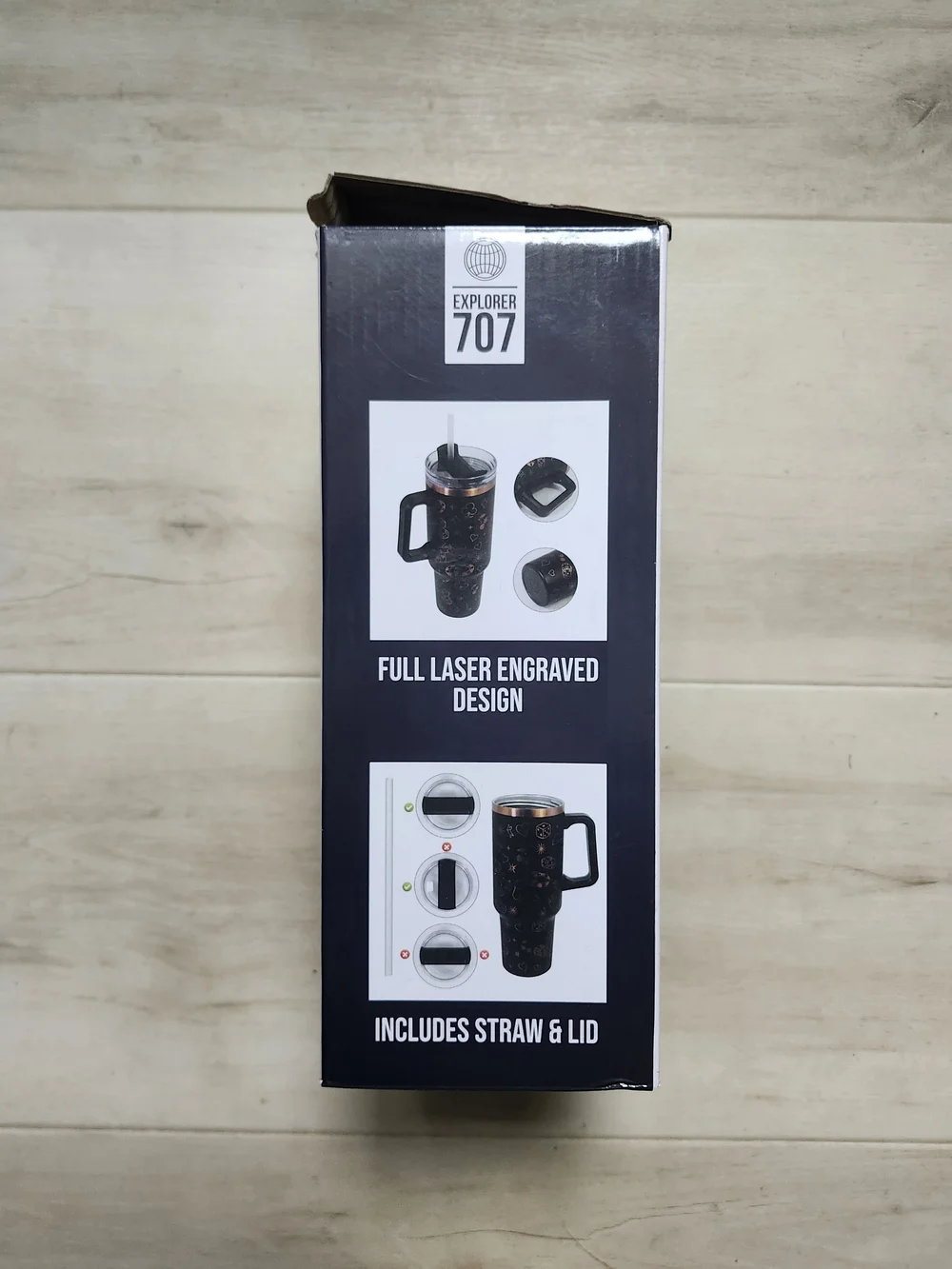 Ace | 40oz Black & Rose Gold Stainless Steel Tumbler
